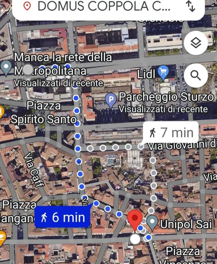 Apartmán Domus Coppola Katánie